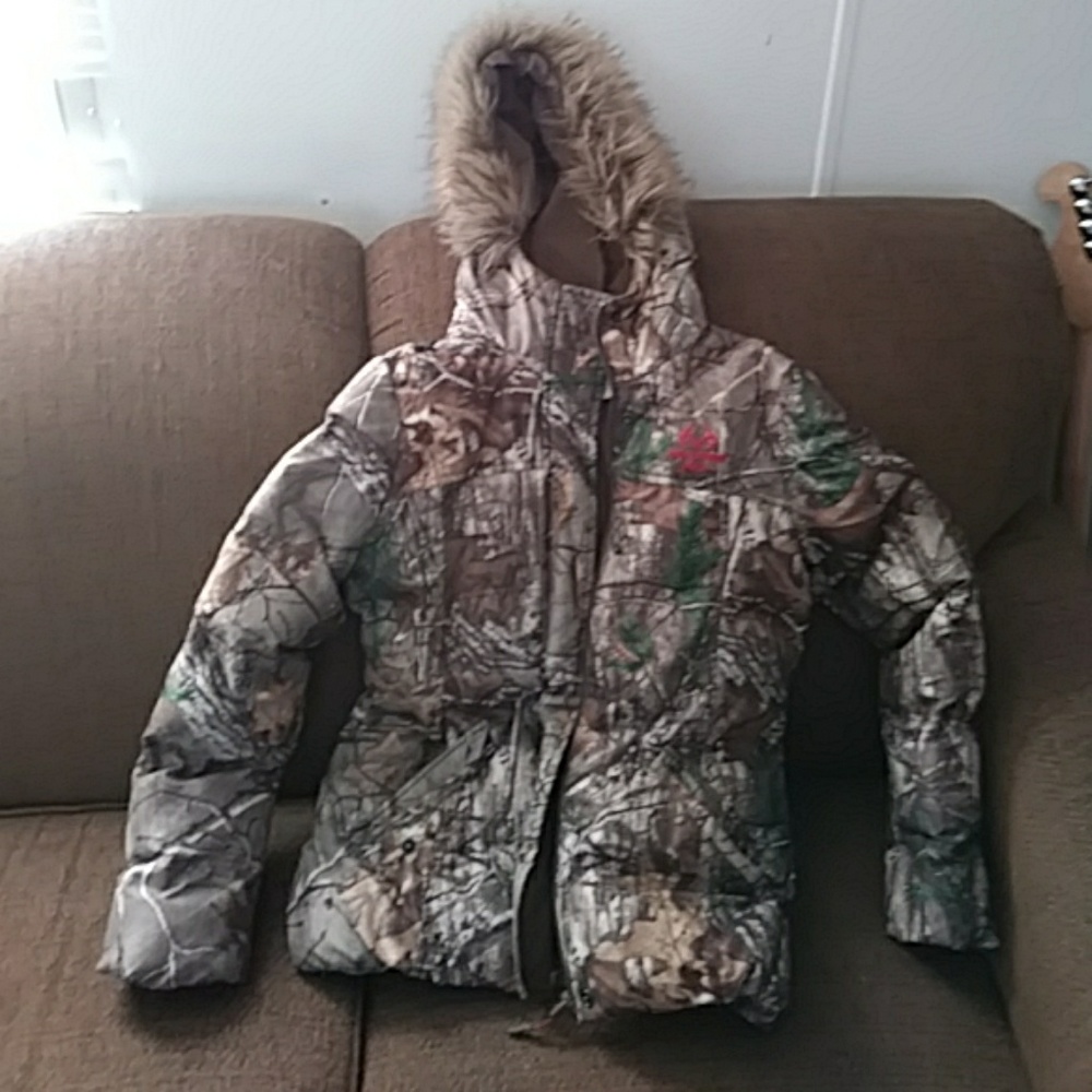 Women's Real Tree camo coat